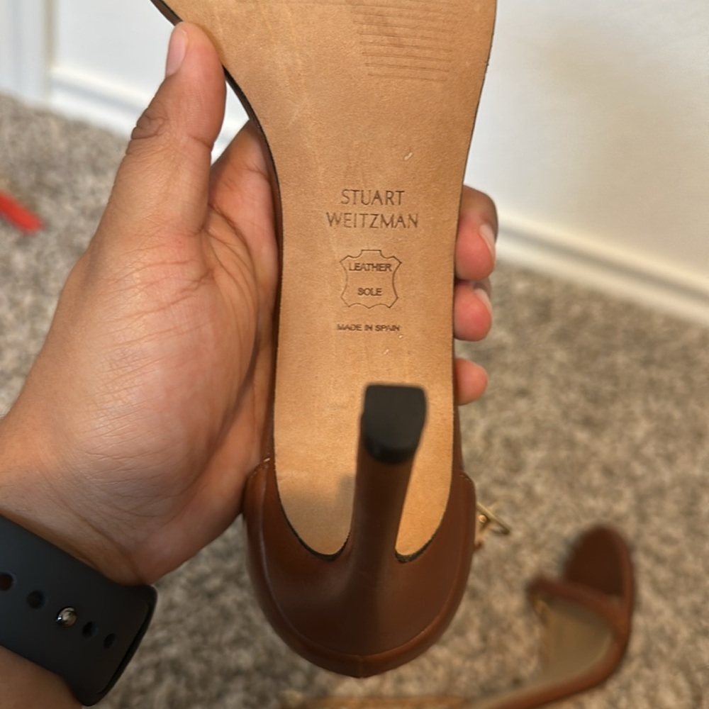 Stuart Weitzman Brown Rope Heels - Picture 4 of 4
